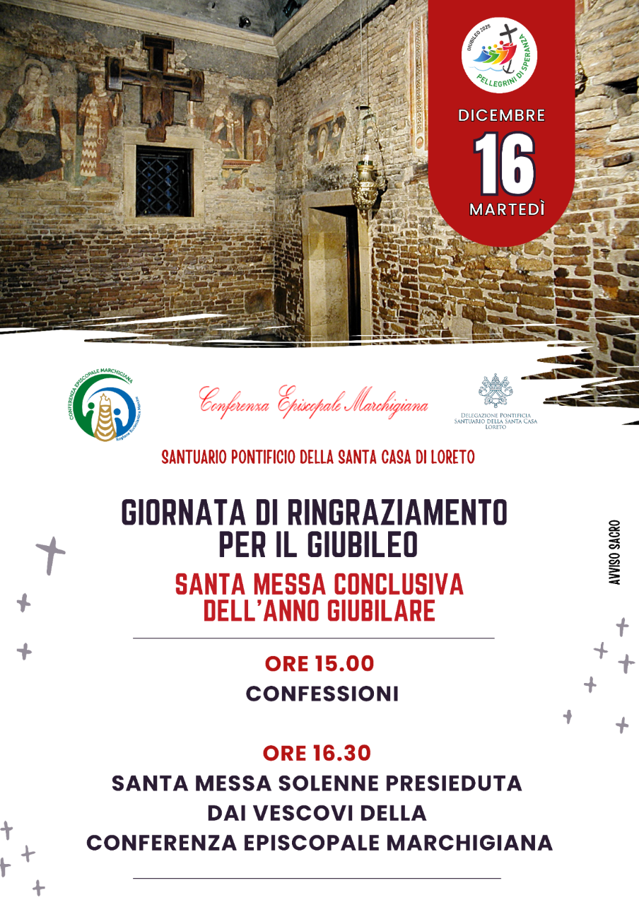 16 Dicembre: Giornata di Ringrazimento per il Giubileo 2025