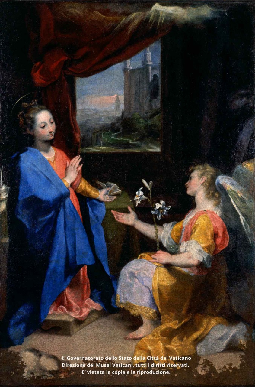 L’ANNUNCIAZIONE DI FEDERICO BAROCCI DEI MUSEI VATICANI IN MOSTRA NEL MUSEO PONTIFICIO