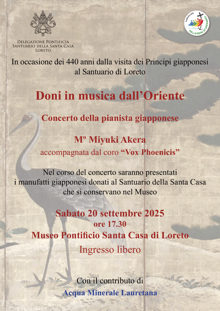 DONI IN MUSICA DALL’ORIENTE Concerto della pianista giapponese M° Miyuki Akera con il coro Vox Phoenicis