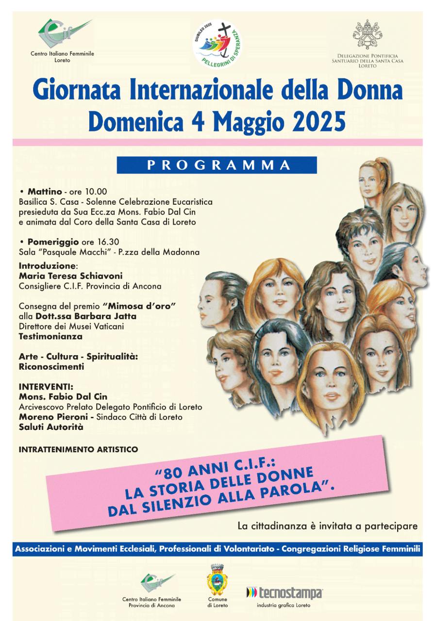 4 MAGGIO GIORNATA DELLA DONNA