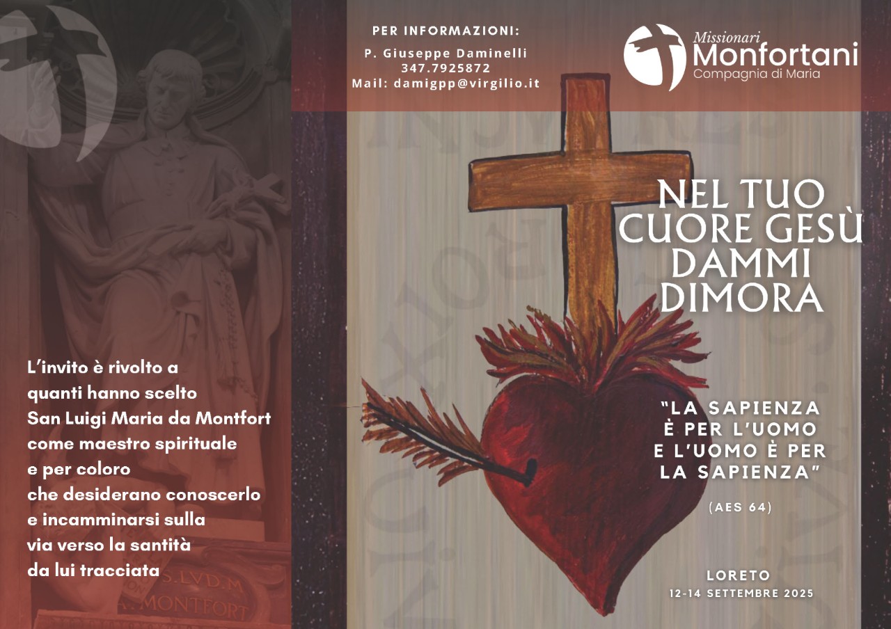 GIUBILEO DEI MONFORTANI 12- 14 settembre 2025