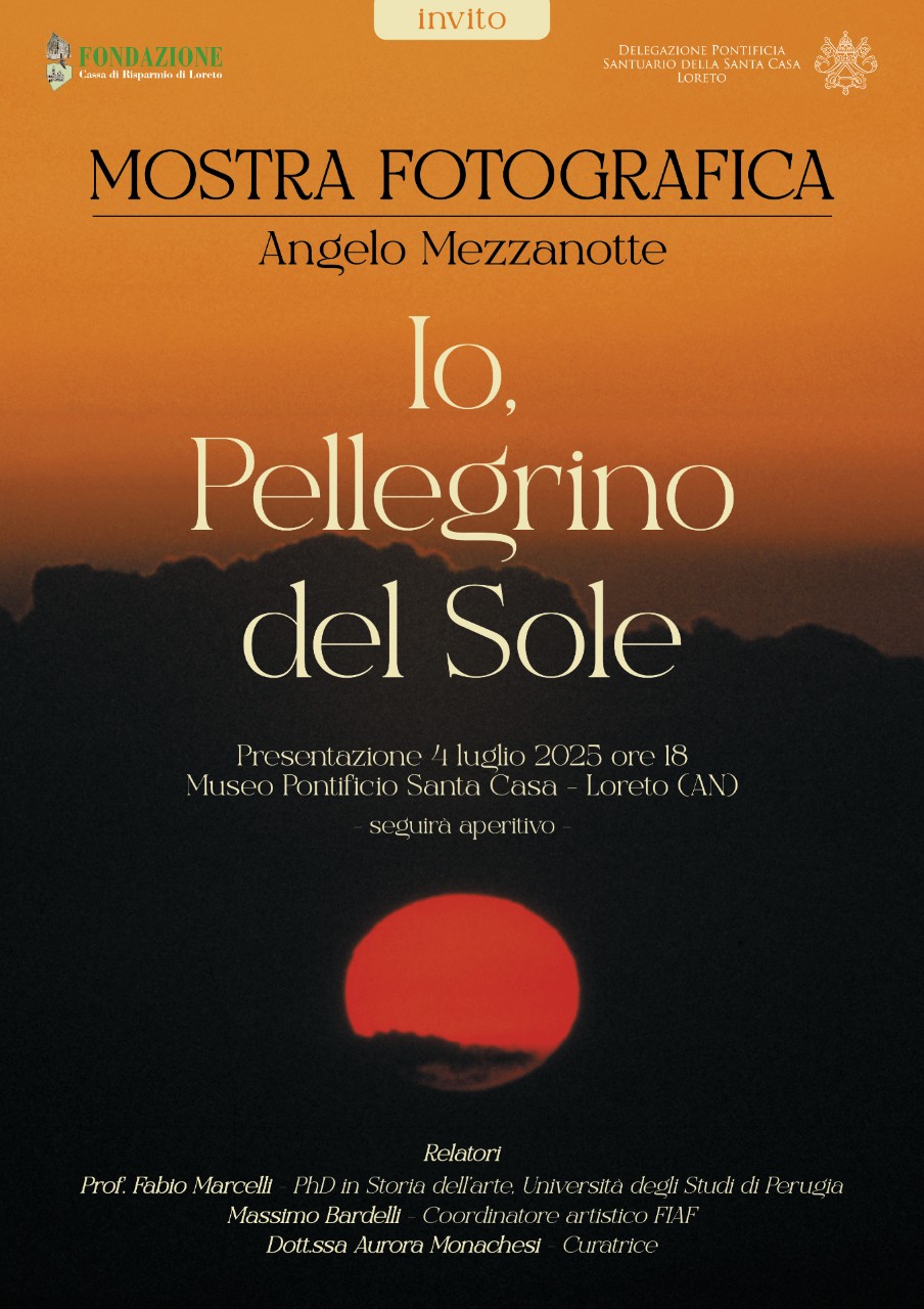 "IO, PELLEGRINO DEL SOLE": mostra fotografica di Angelo Mezzanotte.