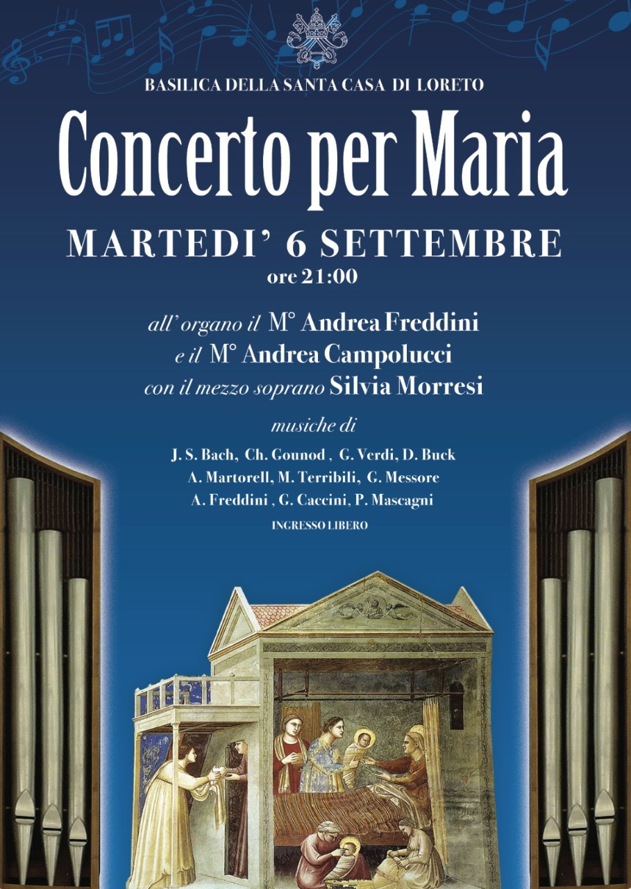 6 SETTEMBRE CONCERTO PER MARIA